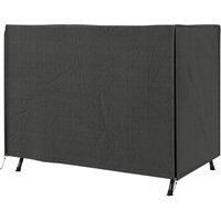 Outsunny Patio Swing Chair Cover, 600D Oxford Waterproof Anti-UV Outdoor Furniture Protector, Dark Grey, 205L x 124W x 164H cm
