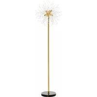 HOMCOM Tall Floor Lamp, Modern, with Dandelion-like Shade for Ambient Light in Living Room