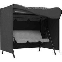 Outsunny Garden Furniture Protector Patio Swing Chair Cover Large Outdoor Grey, Dark Grey