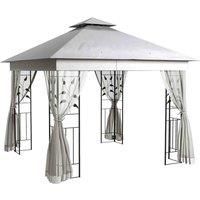 Outsunny 3 X 3 m Garden Gazebo - Pavilion Grey