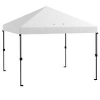 Outsunny 3 x 3(m) Pop Up Gazebo, Instant Shelter with 1-Button Push, White