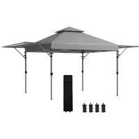 Outsunny 5 X 3 m Pop Up Gazebo Grey