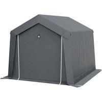 Outsunny 3 x 3(m) Waterproof Portable Shed, Garden Storage Tent with Ventilation Window, for Bike, Motorbike, Garden Tools