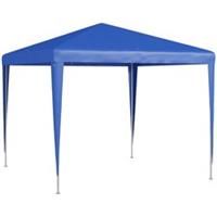 Outsunny Garden Gazebo Marquee Party Tent Wedding Canopy Patio Blue 2.7 x 2.7m