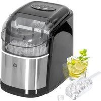 HOMCOM Ice Maker Machine Countertop, 12Kg in 24 Hrs, 9 Cubes Ready in 6-12Mins, Portable Ice Cube Maker w/ 2 Ice Cube Sizes, Self-Cleaning