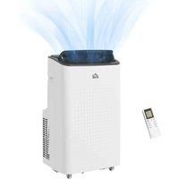 Portable Air Conditioner 12,000 BTU White ABS Plastic 42W x 36D x 72Hcm