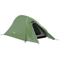 Outsunny Double Layer Camping Tent for 1-2 Man, 2000mm Waterproof, Green