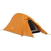 Outsunny Double Layer Camping Tent for 1-2 Man, 2000mm Waterproof, Orange