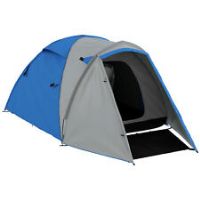 Outsunny 2-3 Man Camping Tent with Living Area, 2000mm Waterproof, Blue