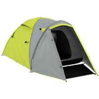 Outsunny 2-3 Man Camping Tent with Living Area, 2000mm Waterproof, Yellow