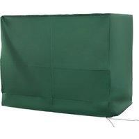 Outsunny Oxford Patio 3-seater Swing Chair Cover Outdoor Garden Furniture Rain Protection Protector Waterproof Anti-UV Green 240L x 133W x 185H cm