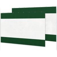 Outsunny Set of Two 3 x 2m Replacement Pergola Panels - Green