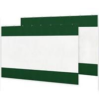 Outsunny 3x2m Side Panels with Large Window, for 3(m) Long Pergola, Green