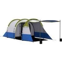 Outsunny 2-3 Man Camping Tunnel Tent - Green