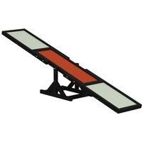 PawHut Wooden Pet Seesaw For Big Dogs With Anti-slip Surface, Black