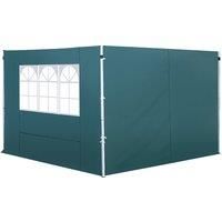 Outsunny 3m Gazebo Exchangeable Side Panel-Green