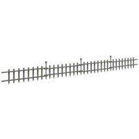 Outsunny Decorative Garden Fencing, 4PCs Outdoor Fence Panels, Wooden Landscape Flower Bed Border Edging, Grey