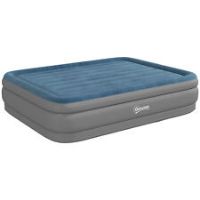 Outsunny King Inflatable Mattress with Electric Pump, 203 x 152 x 46cm