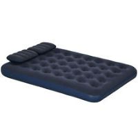 Outsunny King Inflatable Mattress with Hand Pump, Pillows, 203 x 152 x 22cm