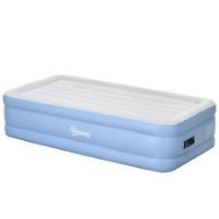 Outsunny Single Inflatable Mattress with Electric Pump, 191 x 99 x 46cm