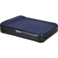 Outsunny Queen Air Bed with Built-in Electric Pump and Integrated Pillow