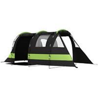 Outsunny Blackout Camping Tent with Bedroom & Living Room for 4-5 Person, Black