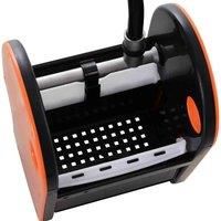 Homcom Mop Bucket On Wheels w/ Carry Handle, Mop Holder And Plastic Body
