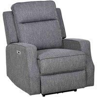 Homcom Electric Armchair Recliner With Usb Port Dark Grey
