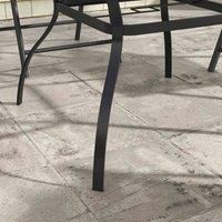 Outsunny Garden Dining Table W/ Umbrella Hole, Dining Table For 4, Brown