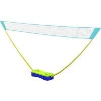 SPORTNOW Badminton Set with Volleyball Net, Portable Badminton Net with 2 Rackets, 2 Shuttlecocks and Carry Case, for Indoor Outdoor Sports