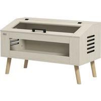 PawHut 140L Vivarium for Snakes, Lizards, Horned Frogs, Chameleons, Hamsters, Gerbils with Tempered Glass Windows