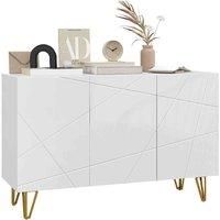 Homcom Freestanding Storage Cabinet w/ Adjustable Shelves For Living Room