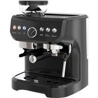 HOMCOM 15 Bar Coffee Machine, with Adjustable Grind, Steamer and Accessories