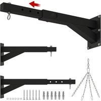 5-Length Adjustable Punch Bag Wall Bracket for Boxing Punching Training