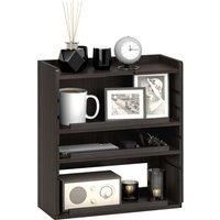 HOMCOM Four-Tier Desktop Organiser - Dark Brown