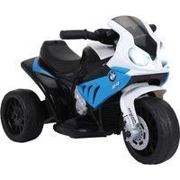 HOMCOM 6V BMW S1000RR Licensed Kids Electric Motorbike with Headlight, Music, Blue