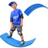 ZONEKIZ Balance Board, Kids Wobble board, for Ages 3-6 Years - Dark Blue Aosom UK