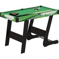 Sportnow 104Cm Folding Pool Table With Cues Balls Chalk Triangle Brush