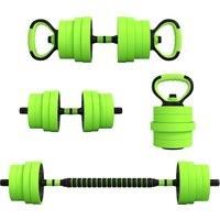 4-in-1 Weight Dumbbells Set, Barbell, Kettlebell, Push Up Stand