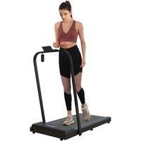 Sportnow 2 5Hp Folding Treadmill Walking Pad W Led Display No Assembly Blue