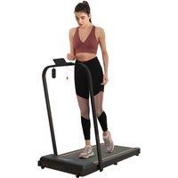 Sportnow 2 5Hp Folding Treadmill Walking Pad W Led Display No Assembly Orange