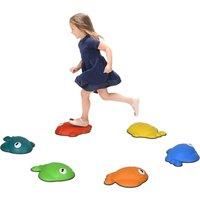 Balance Stepping Stones Kids Stackable for Sensory w/ Non-slip Edge