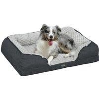 PawHut Dog Bed Calming Pet Bed Dog Mattress for Medium Dogs - Charcoal Grey