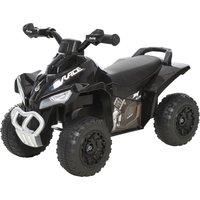 HOMCOM Ride on Cars Kids Car Kids Ride on Toy Foot-to-Floor Sliding Quad for 18-36 Months, 4 Pack, Black Aosom UK