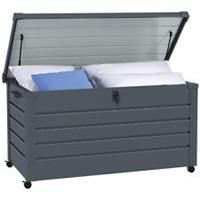 Outsunny 331L Outdoor Storage Box Waterproof with Wheels and Lock