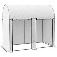 Outsunny 200 x 100 x 178cm Small Tomato Greenhouse with Roll-up Zipped Doors