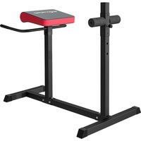 SPORTNOW Back Extension Roman Chair, Hyperextension Bench with Adjustable Leg Roller for Back, Abdominal and Gluteal Training Aosom UK