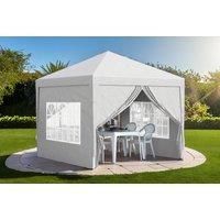 3M X 3M Pop Up Garden Leisure Gazebo Marquee - 6 Colours - Black