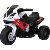 HOMCOM Electric Motorbike for Kids Ride on BMW Motorbike W/Headlights and Music, 6 V-Red