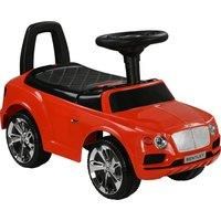 AIYAPLAY Bentley Bentayga Licensed Foot to Floor Ride on Car, Sliding Car Push Along Car w/ Under Seat Storage - Red Aosom UK
